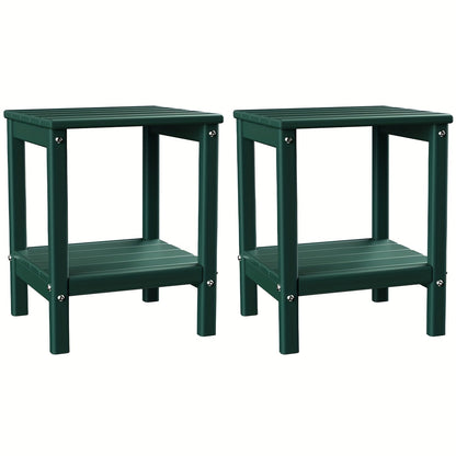 Outdoor Side Table shown in the Forest, 2pcs option