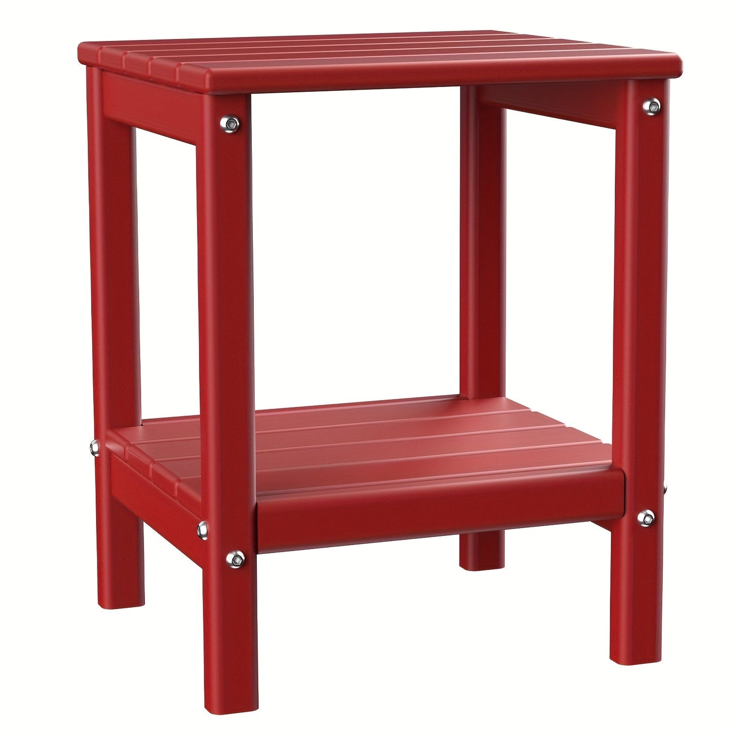 Outdoor Side Table shown in the Red, 1pc option