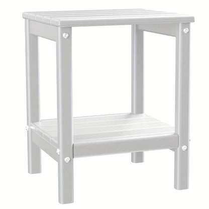 Outdoor Side Table shown in the White, 1pc option