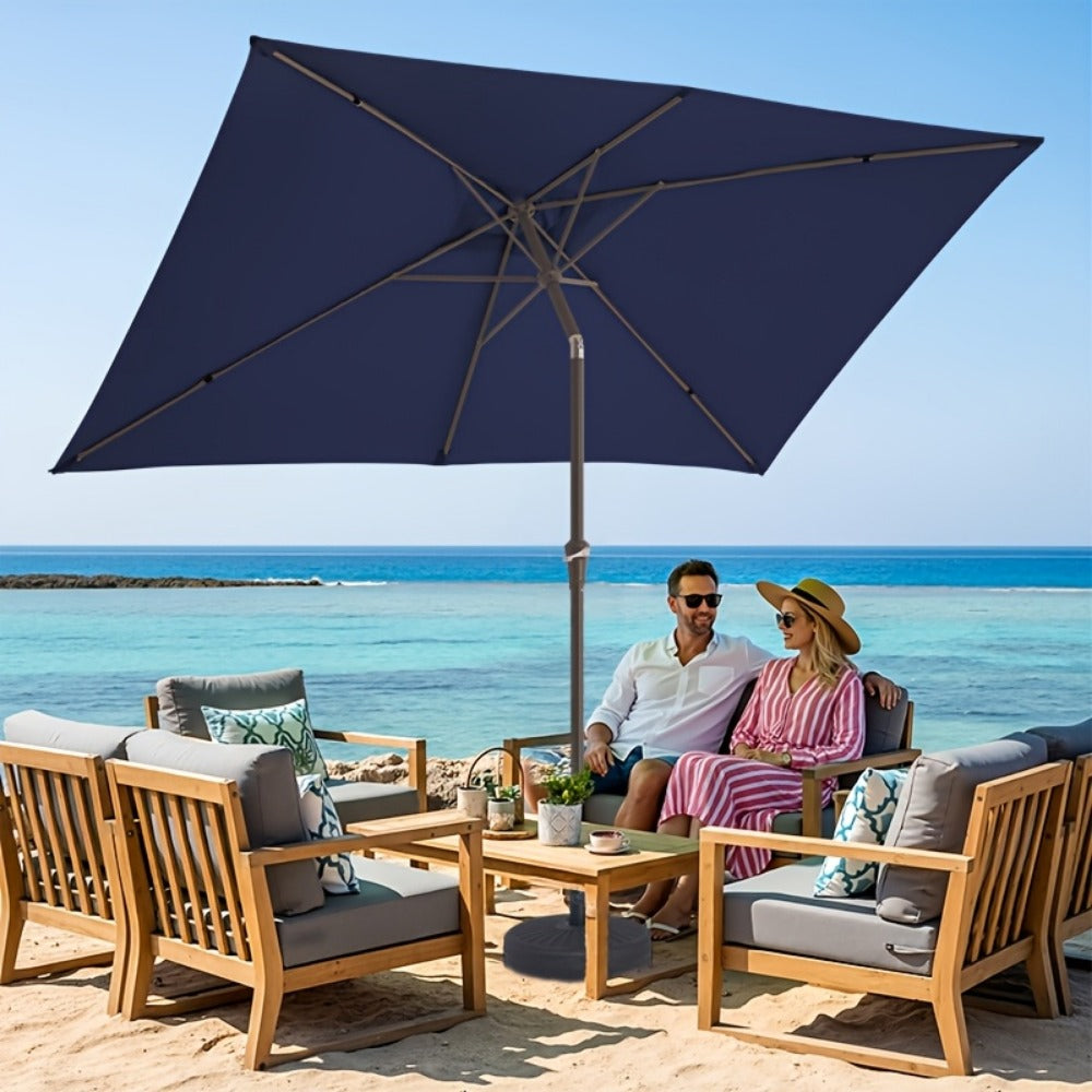 Rectangular Patio Umbrella, Outdoor Table Umbrella for Outdoor Shade and Protection detail image - detail view 11