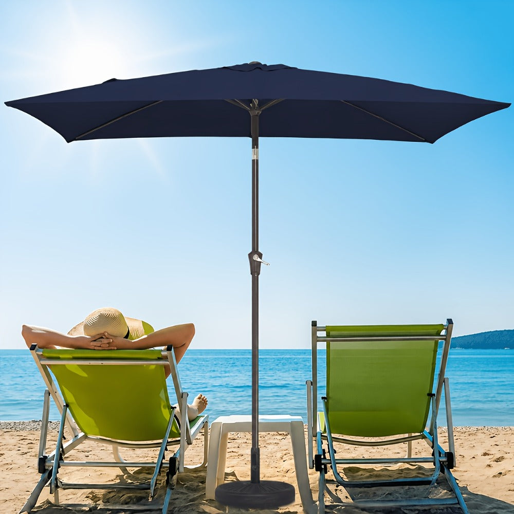 Rectangular Patio Umbrella, Outdoor Table Umbrella for Outdoor Shade and Protection detail image - detail view 12