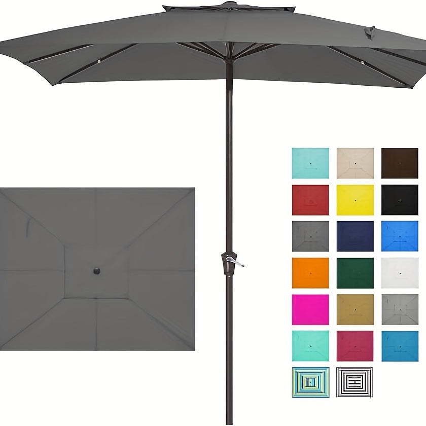 Patio Umbrella shown in the Light Gray option