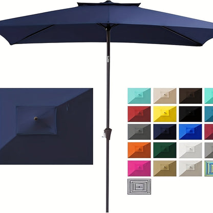Patio Umbrella shown in the Navy Blue option