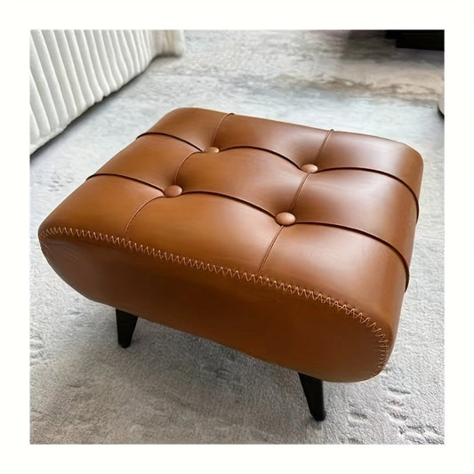 Ottoman, Upholstered Footstool Rectangular Stool Multi-functional Shoe Bench for Living shown in the main product view