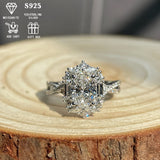 2ct Egg-Shaped Moissanite