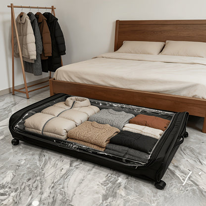 Storage and Organization shown in the SAH-Black Wheeled Storage Box option