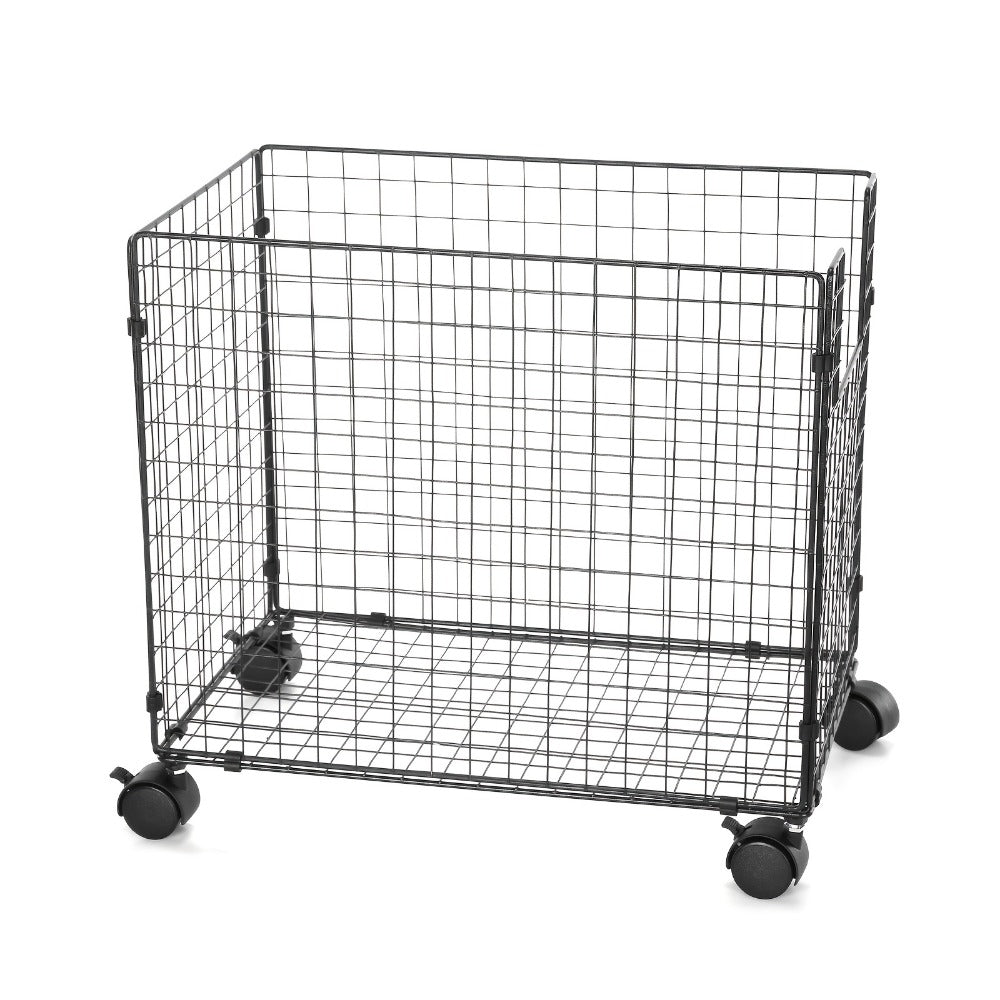 Rolling Metal Storage Basket with Rolling Wheels for Bathroom detail image - detail view 3