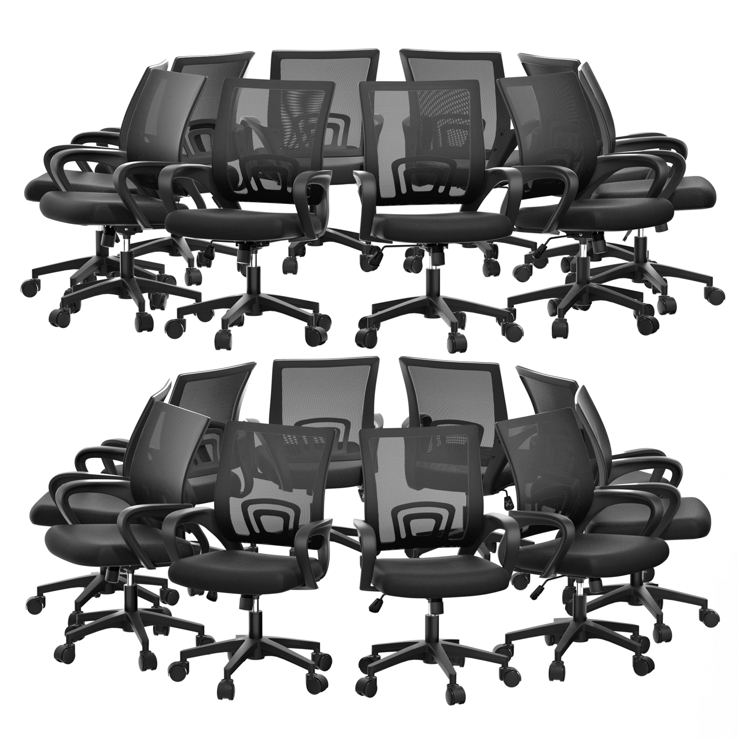 Office Chair shown in the Black - 20 Pcs option