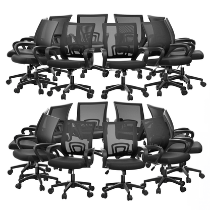 Office Chair shown in the Black - 20 Pcs option
