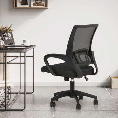 Rolling Office Chair with Armrests and Padded Seat for Home Office detail image - detail view 12