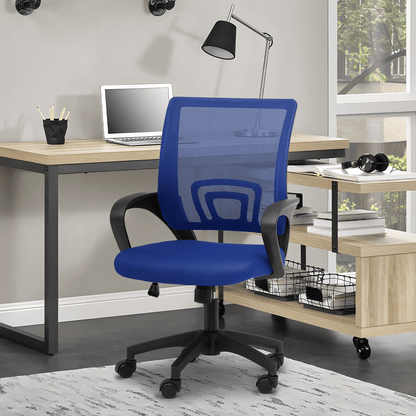 Rolling Office Chair with Armrests and Padded Seat for Home Office detail image - detail view 17