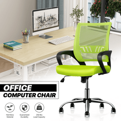 Office Chair shown in the Green option