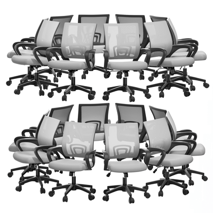Office Chair shown in the Grey - 20 Pcs option