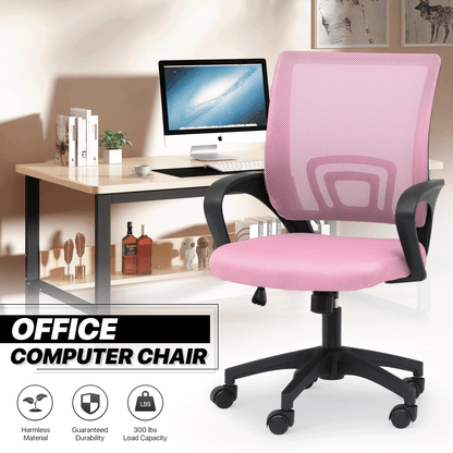 Office Chair shown in the Pink option