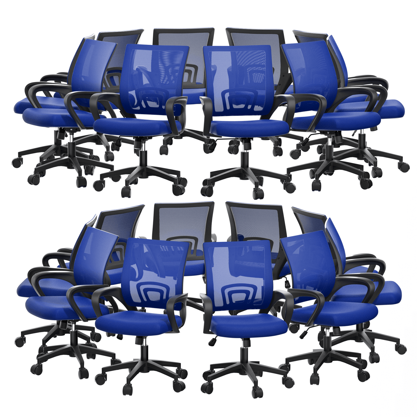 Office Chair shown in the Sapphire - 20 Pcs option