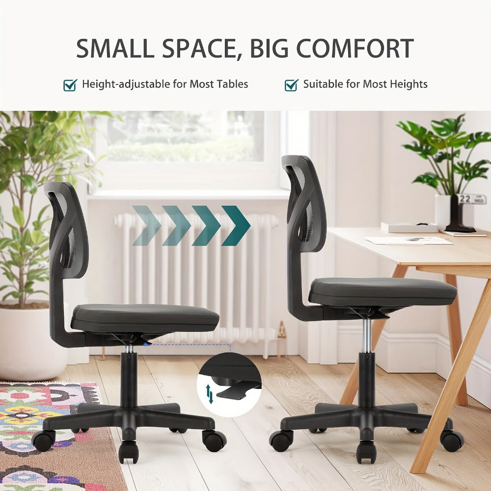 Rolling Office Chair with Lumbar Support, Computer Desk Chair detail image - detail view 8