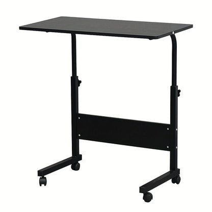 Rolling Overbed Table with Adjustable Height and Rolling Wheels for Living Room detail image - detail view 5