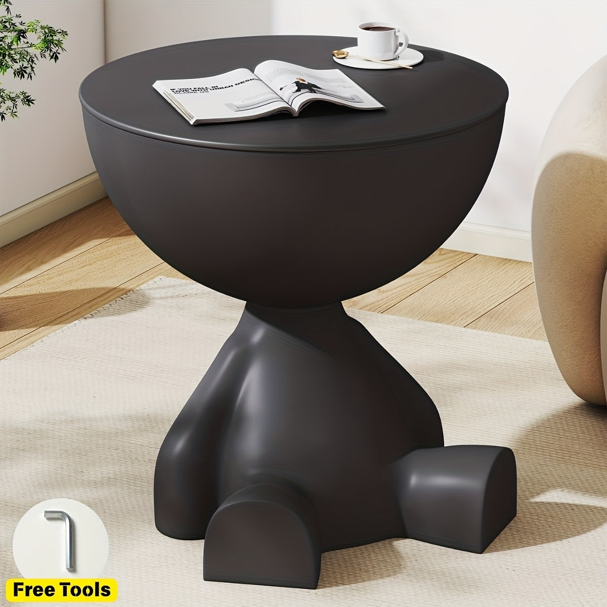 End Table shown in the Black option
