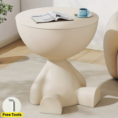 End Table shown in the Off White option