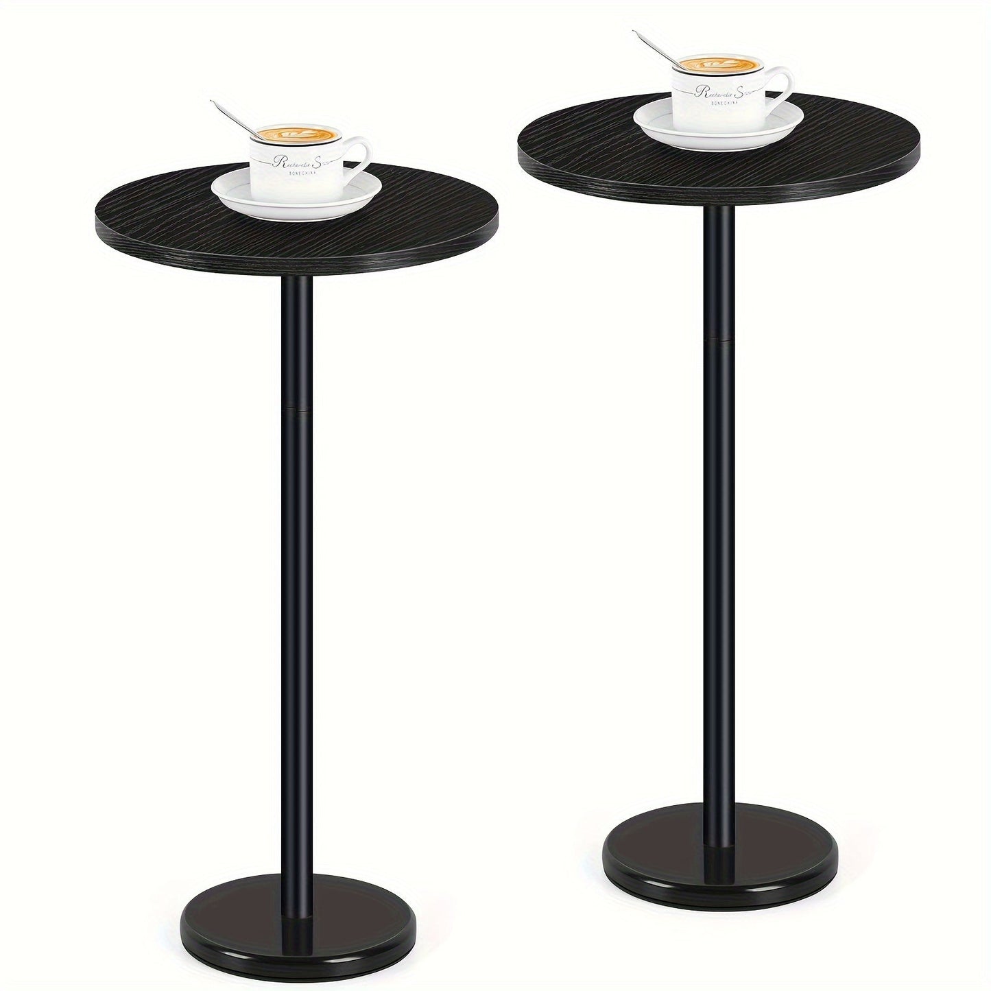 Outdoor Side Table shown in the Black, 2 option