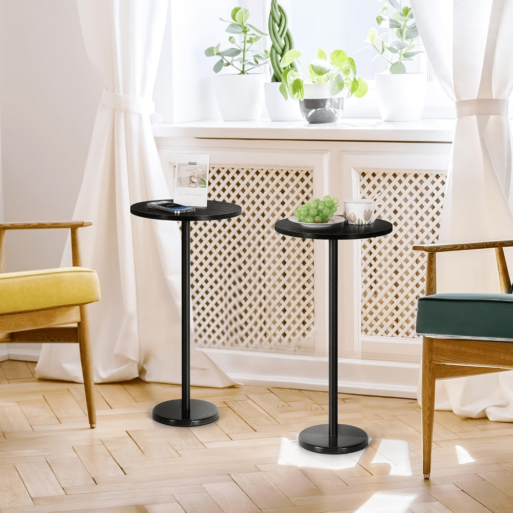 Round Outdoor Side Table with Multiple Color Options, Patio End Table detail image - detail view 13