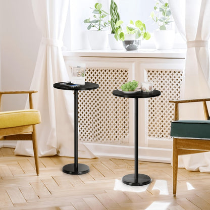 Round Outdoor Side Table with Multiple Color Options, Patio End Table detail image - detail view 13