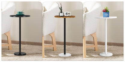 Round Outdoor Side Table with Multiple Color Options, Patio End Table detail image - detail view 17