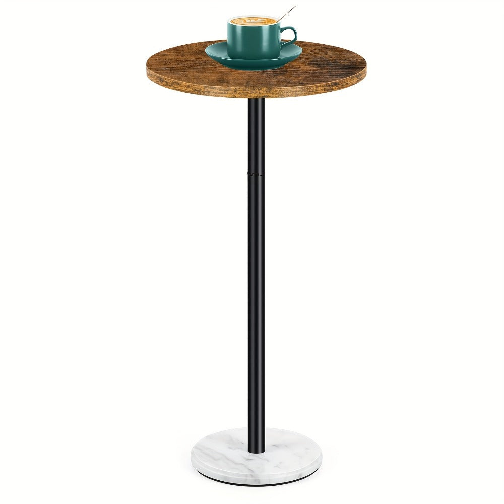 Round Outdoor Side Table with Multiple Color Options, Patio End Table detail image - detail view 5