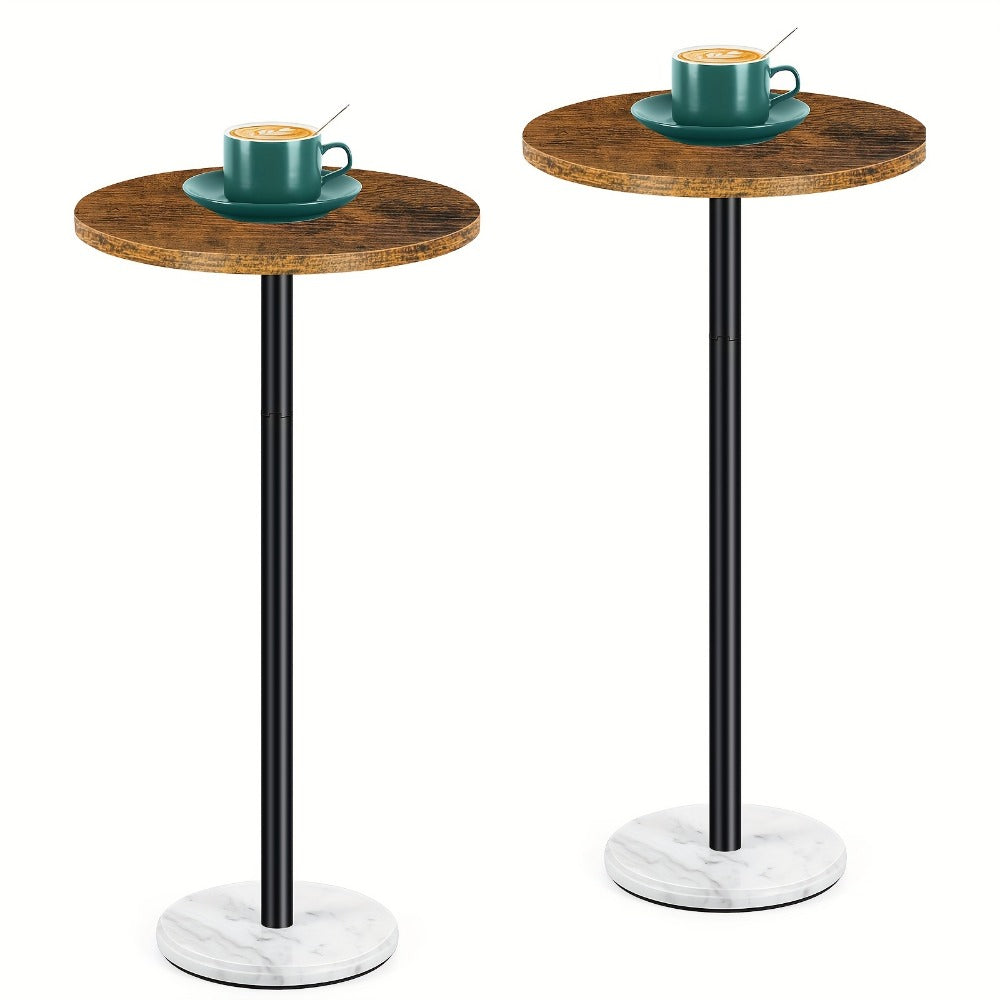 Round Outdoor Side Table with Multiple Color Options, Patio End Table detail image - detail view 9