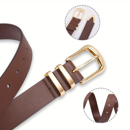 Women's Belt - 2-Pack 's Set Multi-Color Combination Versatile Waist for Dresses Pants - product detail view 2