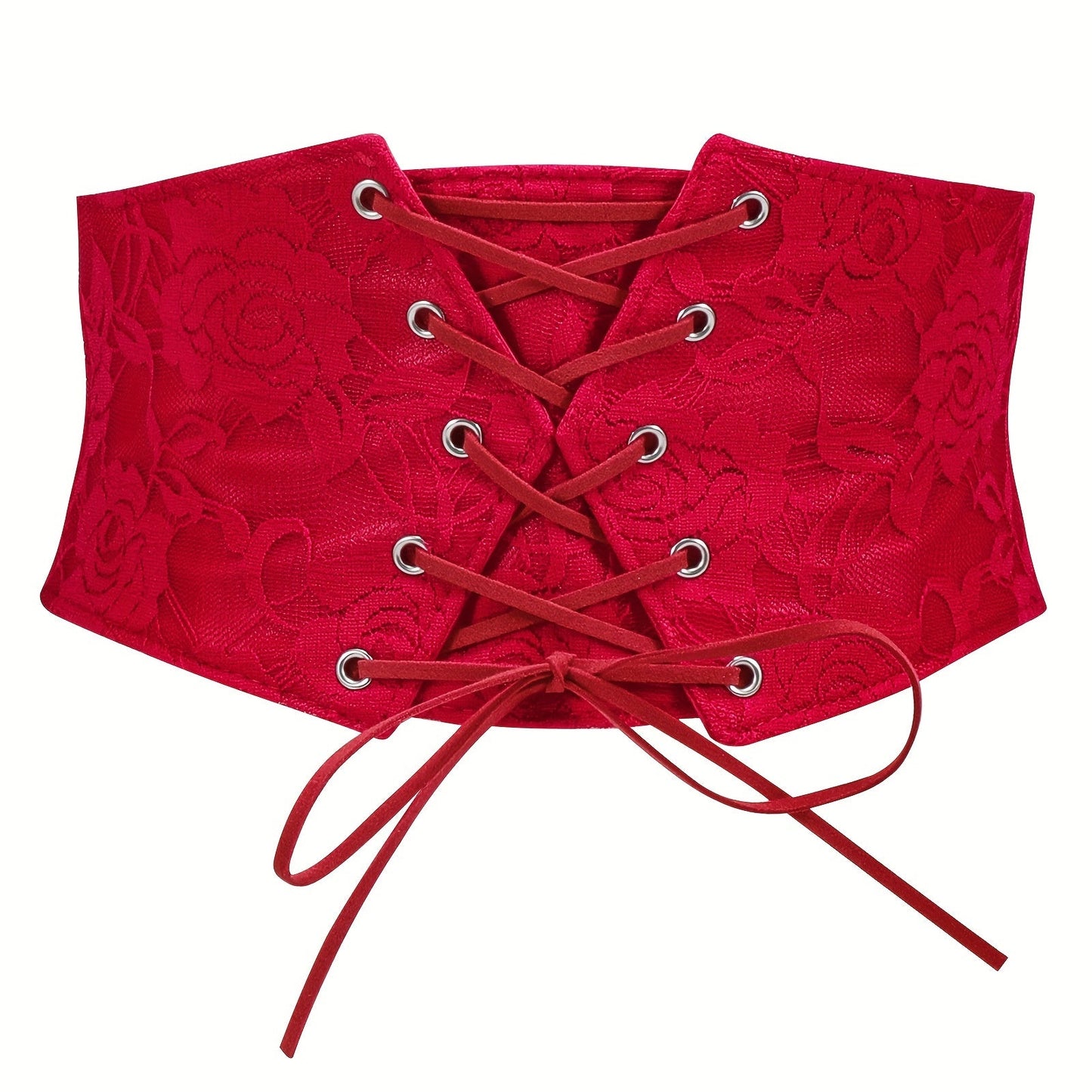 Women's Belt - Corset for Lace Up Wide Waist Cincher - Elastic Waspie Underbust Corset - product detail view 19