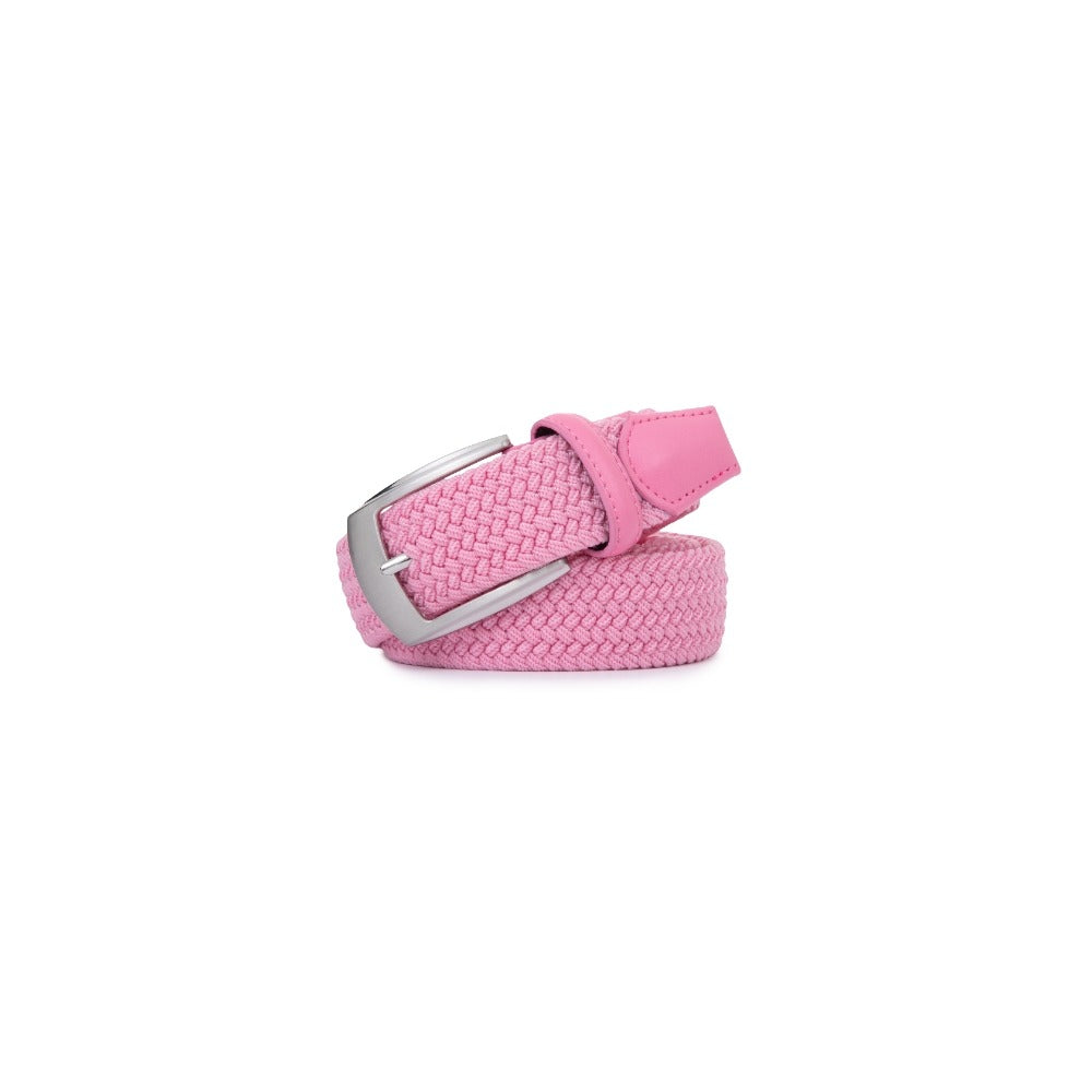 Men's Belt - Elastic Ratchet for Women Stretch Braided Woven Automatic Buckle 32-Click - product detail view 36