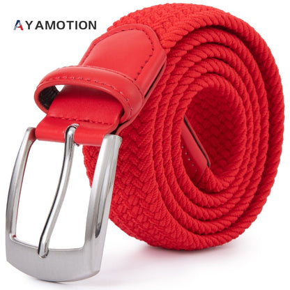 Men's Belt - Elastic Ratchet for Women Stretch Braided Woven Automatic Buckle 32-Click - product detail view 56
