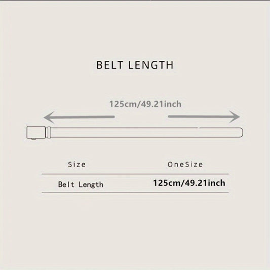 Men's Belt - Faux Leather for with Automatic Buckle 9 Colors, Adjustable up to 49.2" - product detail view 2