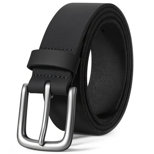 Men's Belt - Genuine Leather for Handmade Full Grain Casual Everyday Jeans Stainless - main product view
