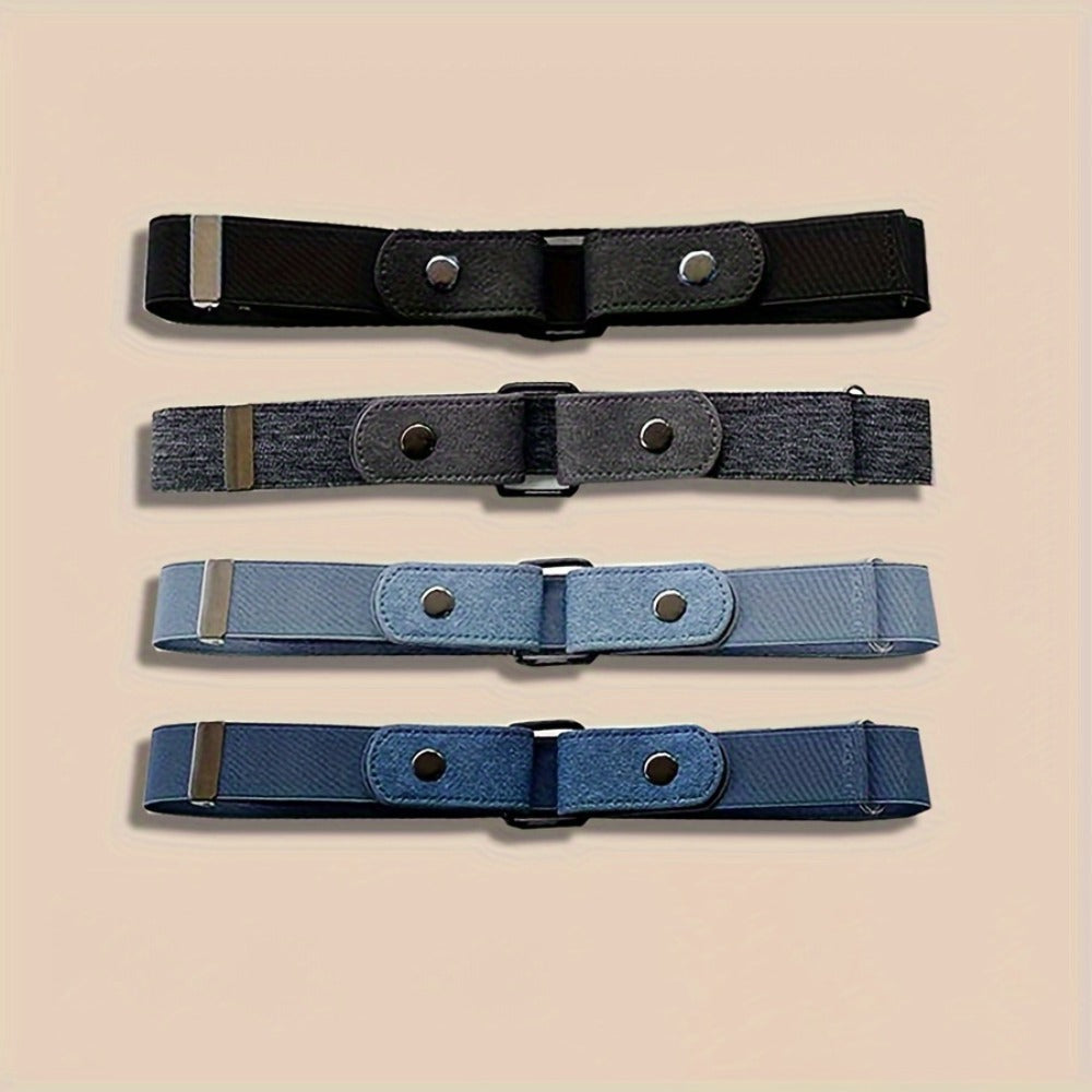 Women's Belt - Invisible Elastic Set 4pcs for | No-Show Vintage Stretch Waist for Casual - product detail view 5