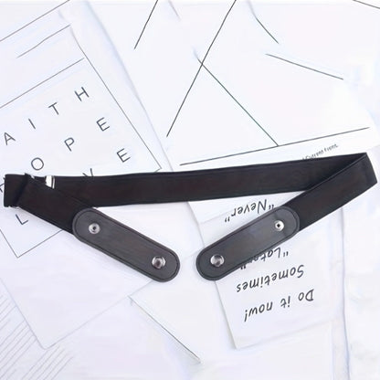 Women's Belt - Invisible Elastic Set 4pcs for | No-Show Vintage Stretch Waist for Casual - product detail view 7