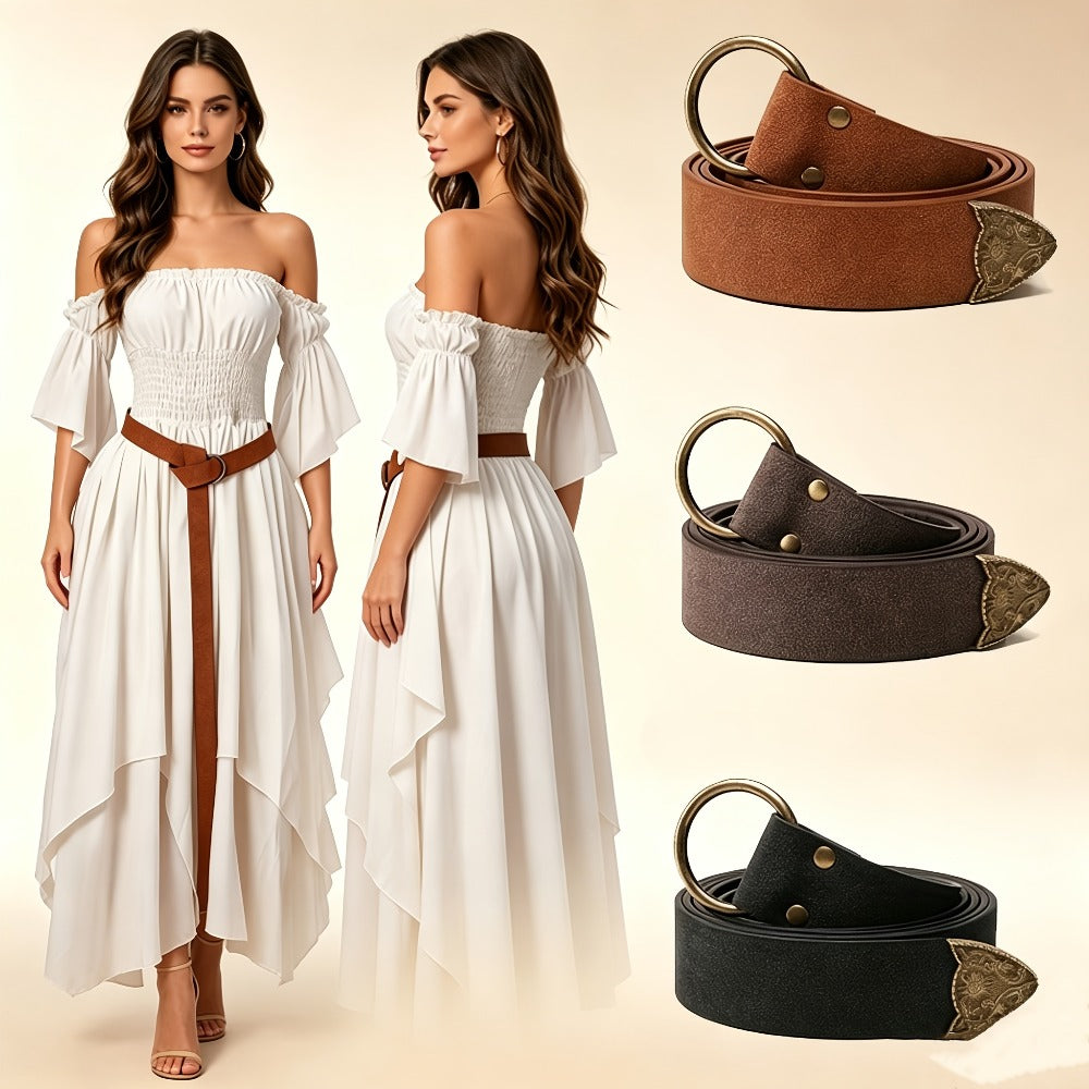 Women's Belt - Long No Buckle for Vintage Boho Waist Tie Sash for Dresses, Maxi Skirts - main product view