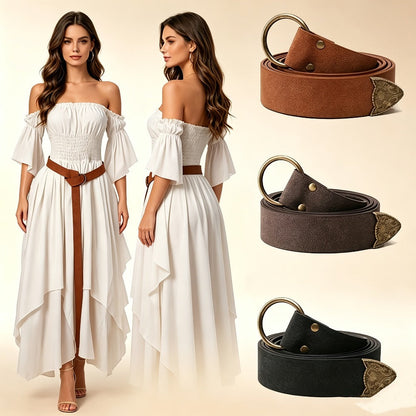 Women's Belt - Long No Buckle for Vintage Boho Waist Tie Sash for Dresses, Maxi Skirts - main product view