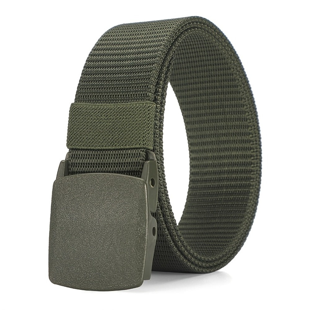 Men's Belt - Nylon for 3 Pack Adjustable Plastic Buckle, Lightweight Breathable - product detail view 7