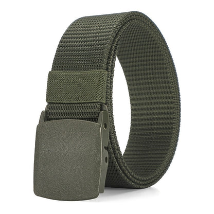 Men's Belt - Nylon for 3 Pack Adjustable Plastic Buckle, Lightweight Breathable - product detail view 7