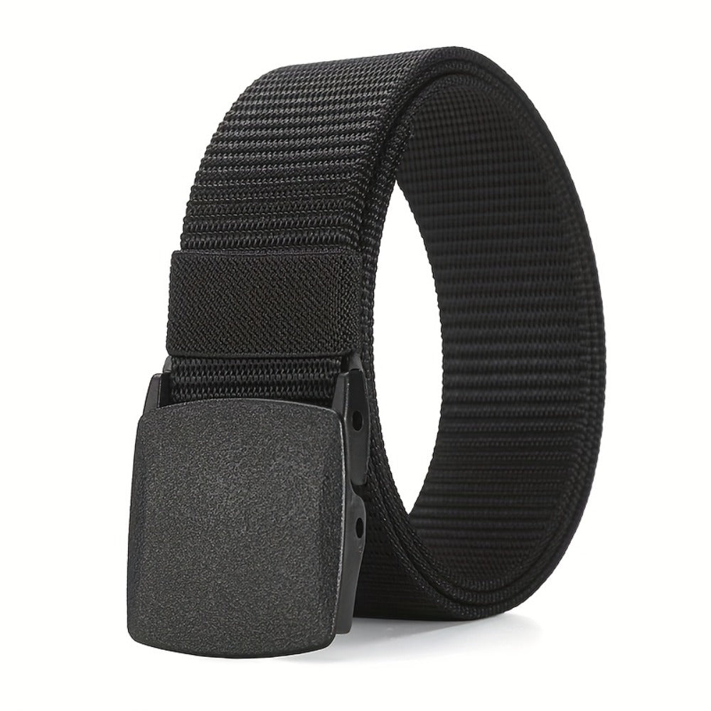 Men's Belt - Nylon for 3 Pack Adjustable Plastic Buckle, Lightweight Breathable - product detail view 8