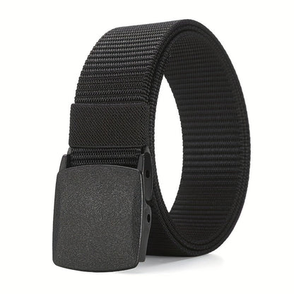 Men's Belt - Nylon for 3 Pack Adjustable Plastic Buckle, Lightweight Breathable - product detail view 8