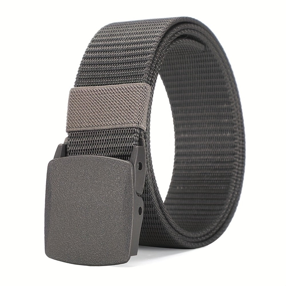 Men's Belt - Nylon for 3 Pack Adjustable Plastic Buckle, Lightweight Breathable - product detail view 9