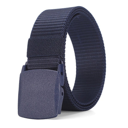 Men's Belt - Nylon for 3 Pack Adjustable Plastic Buckle, Lightweight Breathable - product detail view 10