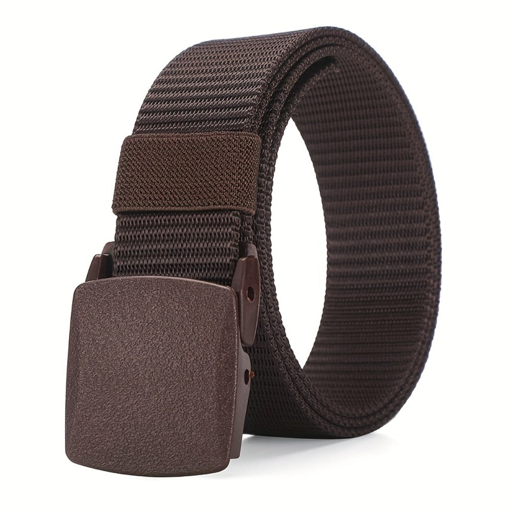 Men's Belt - Nylon for 3 Pack Adjustable Plastic Buckle, Lightweight Breathable - product detail view 11