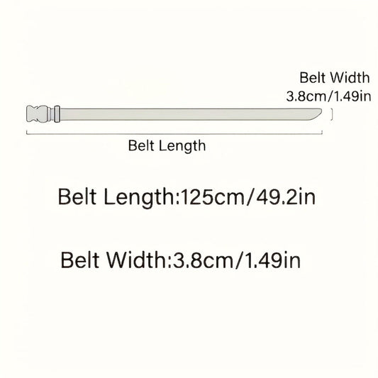 Men's Belt - Nylon for 3 Pack Quick-Release Buckle, Adjustable up to 49.2", Lightweight - product detail view 2