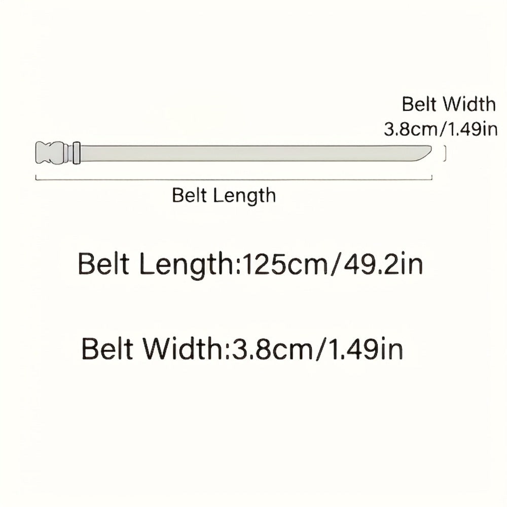 Men's Belt - Nylon for 3 Pack Quick-Release Buckle, Adjustable up to 49.2", Lightweight - product detail view 2