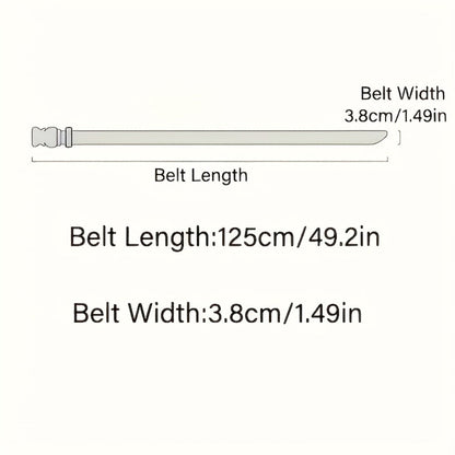 Men's Belt - Nylon for 3 Pack Quick-Release Buckle, Adjustable up to 49.2", Lightweight - product detail view 2