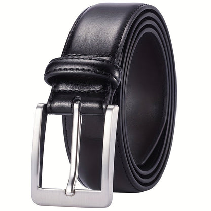 Men's Belt - Prong Buckle for Genuine Leather Jeans , Classic Work & Business Dress - product detail view 16
